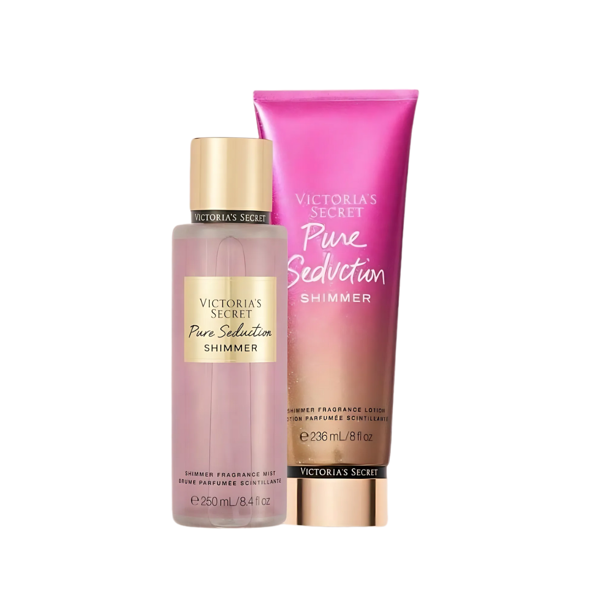 Victoria’s Secrets Pure Seduction Shimmer Bodysplash + Creme Hidratante