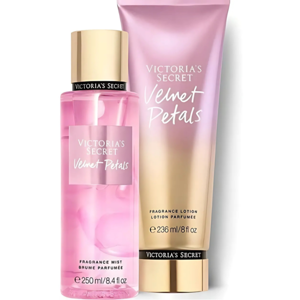 Victoria's Secrets Velvet Petals Bodysplash + Creme Hidratante